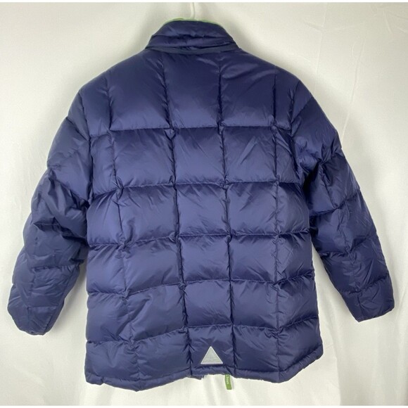 LL BEAN Jacket Youth Boys L 14-16 Goose Down Puffer Full Zip Pockets Ski Outdoor - Picture 16 of 16